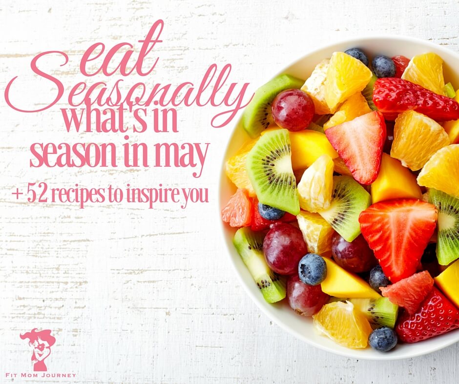 One of the best ways to eat for your health and wallet is to eat seasonally! In May, tons of great produce comes into season, and I've collected 52 delicious recipes to inspire your THM journey!