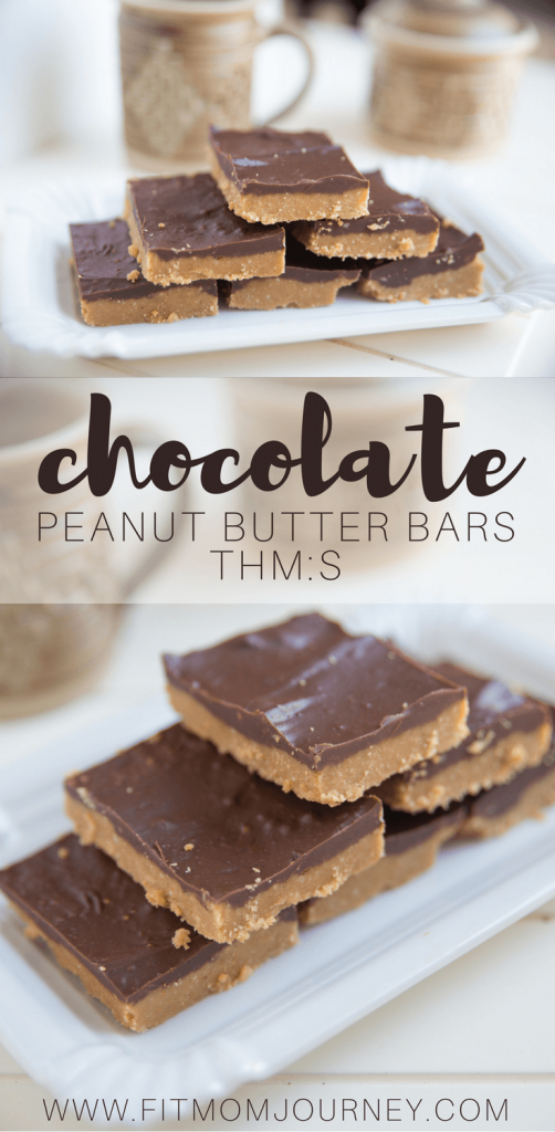 A chocolate/peanut butter fix is exactly what I needed, and these Trim Healthy Mama Chocolate Peanut Butter Bars fit the bill perfectly! These bars are the perfect combination of chewy, chocolatey, and peanut-buttery goodness that remind me of those Sunbelt Chocolate Peanut Butter granola bars.