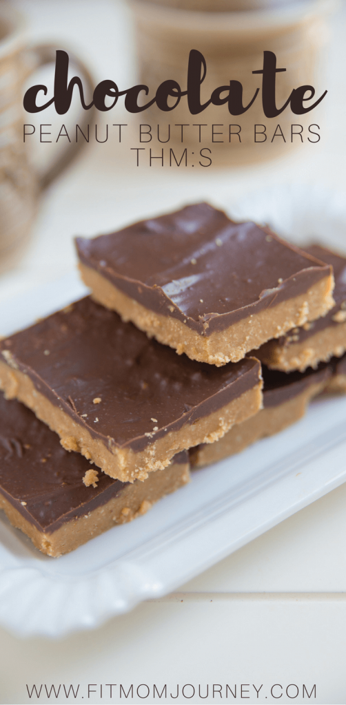 A chocolate/peanut butter fix is exactly what I needed, and these Trim Healthy Mama Chocolate Peanut Butter Bars fit the bill perfectly! These bars are the perfect combination of chewy, chocolatey, and peanut-buttery goodness that remind me of those Sunbelt Chocolate Peanut Butter granola bars.