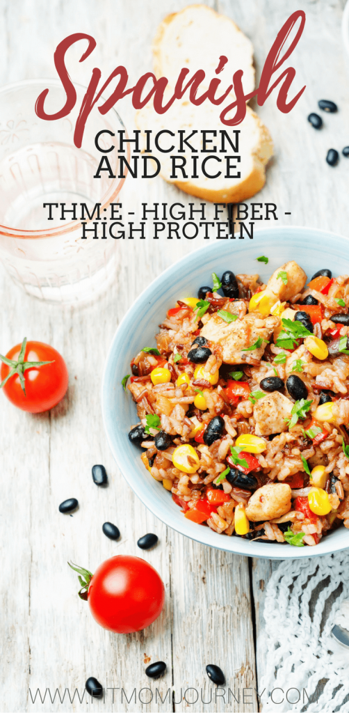 Break out your crockpot and make this hearty THM:E Trim Healthy Mama Slow Cooker Chicken and Rice. It takes less than 10 minutes to put together and will fill you up!