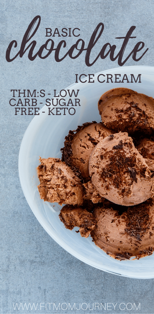 My Trim Healthy Mama Chocolate Ice Cream comes together in about 20 minutes and is sugar free, low carb, a THM:S, and ketogenic! It's as delicious as it is easy!