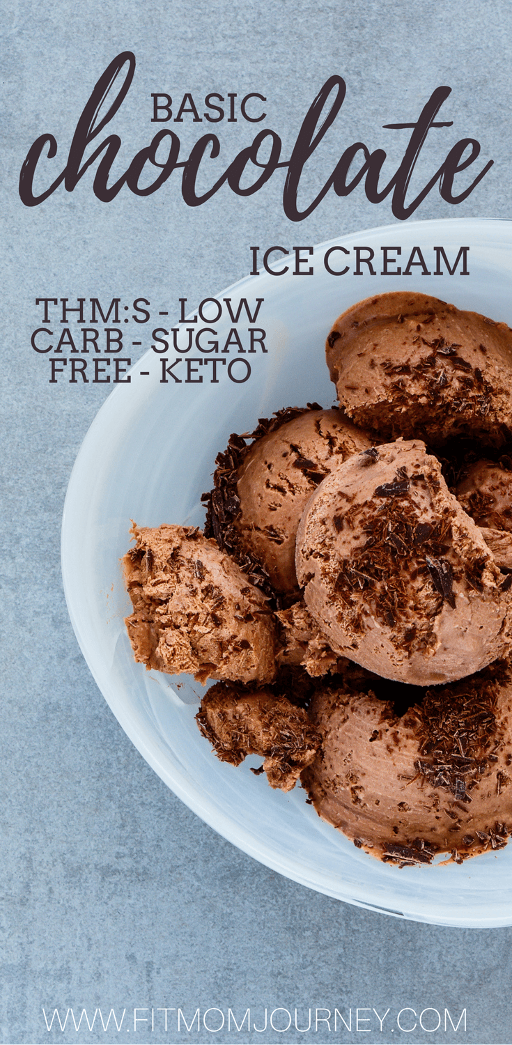 Basic Trim Healthy Mama Chocolate Ice Cream (THMS)