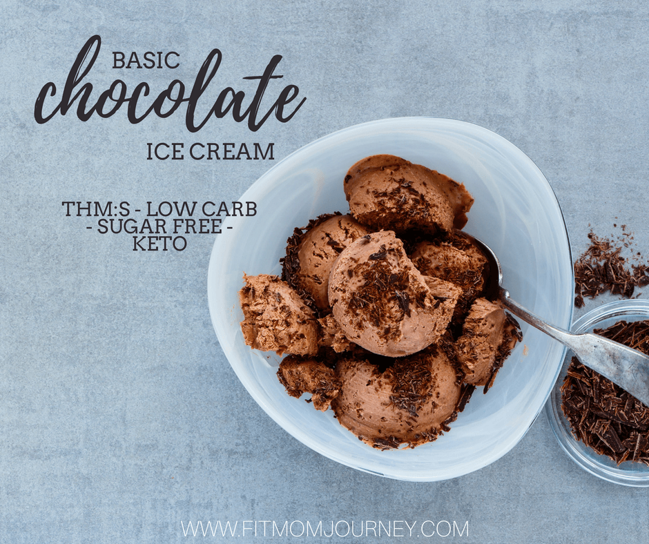 Basic Trim Healthy Mama Chocolate Ice Cream (THM:S)