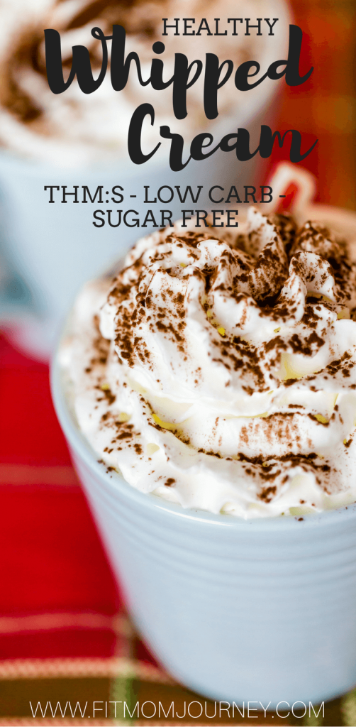 This Simple Trim Healthy Mama Whipped Cream is a staple in our house.  It's quick and easy, and goes with just about everything!