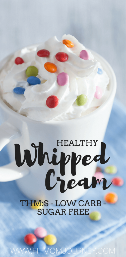 This Simple Trim Healthy Mama Whipped Cream is a staple in our house.  It's quick and easy, and goes with just about everything!