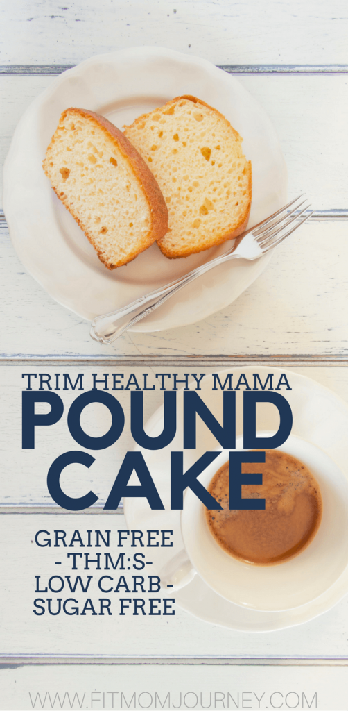 Trim Healthy Mama Pound Cake has tons of uses, from strawberry shortcake, to bread putting and beyond. Plus, it's grain free, keto, sugar free, low carb, and more!