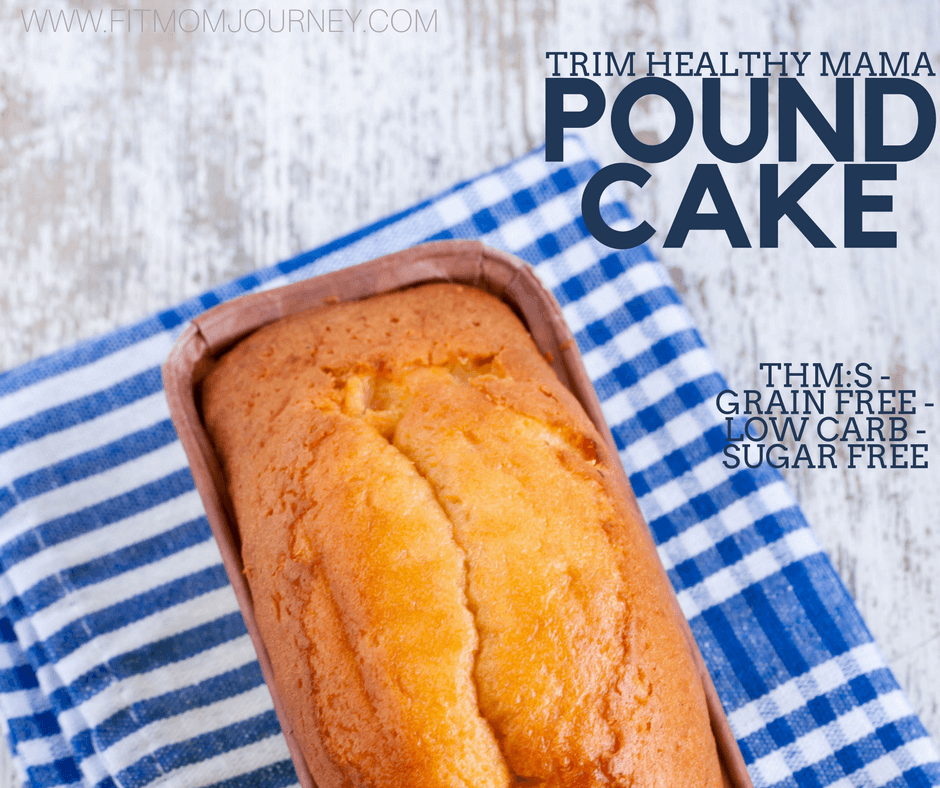 Trim Healthy Mama Pound Cake has tons of uses, from strawberry shortcake, to bread putting and beyond. Plus, it's grain free, keto, sugar free, low carb, and more!