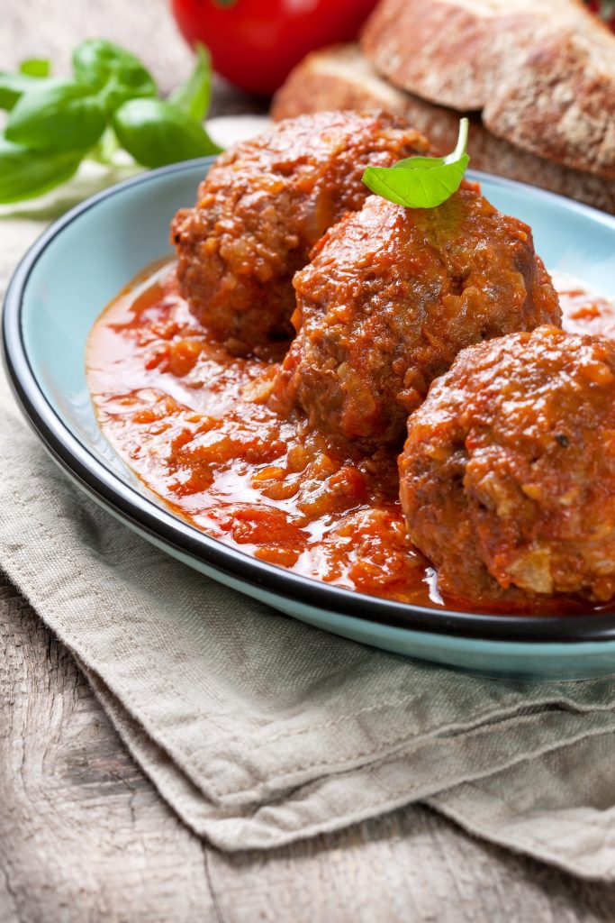 These Low Carb Mozzarella Stuffed Meatballs are a fun twist on a classic recipe - and modified to be a THM:S! Serve these as a party appetizer or a meal served over Miracle Noodles.