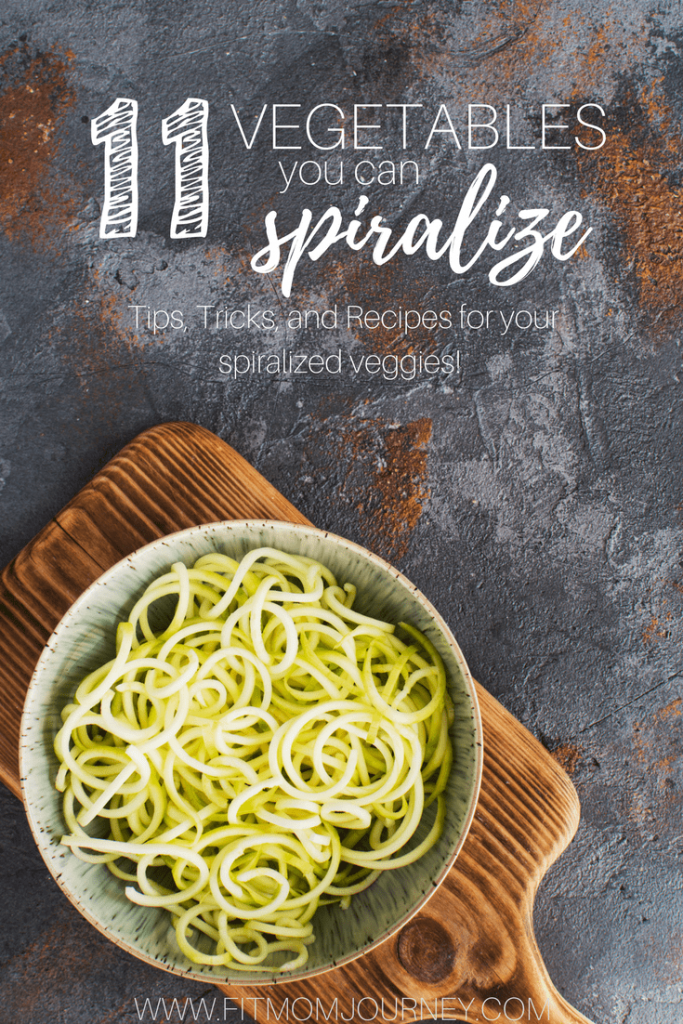 Spiralizers should be in every healthy cook's kitchen. There are so many vegetables you can spiralize, but here are 11 of them, complete with recipes, tips and tricks!