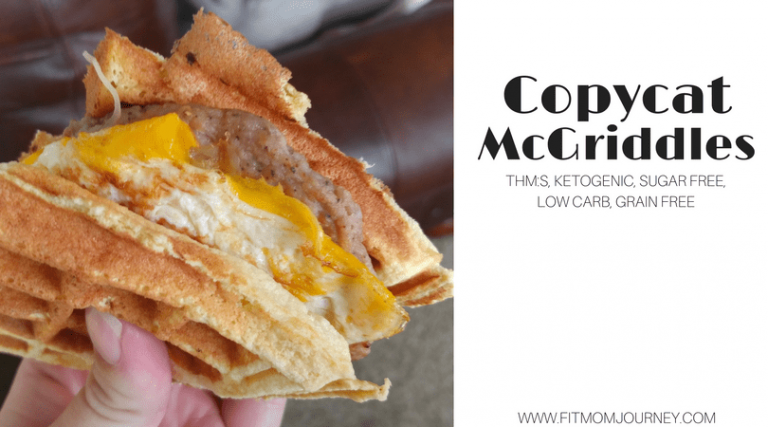 Craving a Low Carb, Ketogenic, THM:S McGriddle? Try my Copycat McGriddles recipe for an easy, tasty alternative to satisfy your craving.