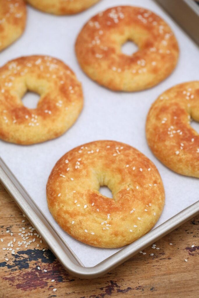 Haven't had Fathead Bagels yet? Give this Fathead Bagel Recipe a try! They're easy, Ketogenic, a THM:S, Low Carb, and even Sugar Free.