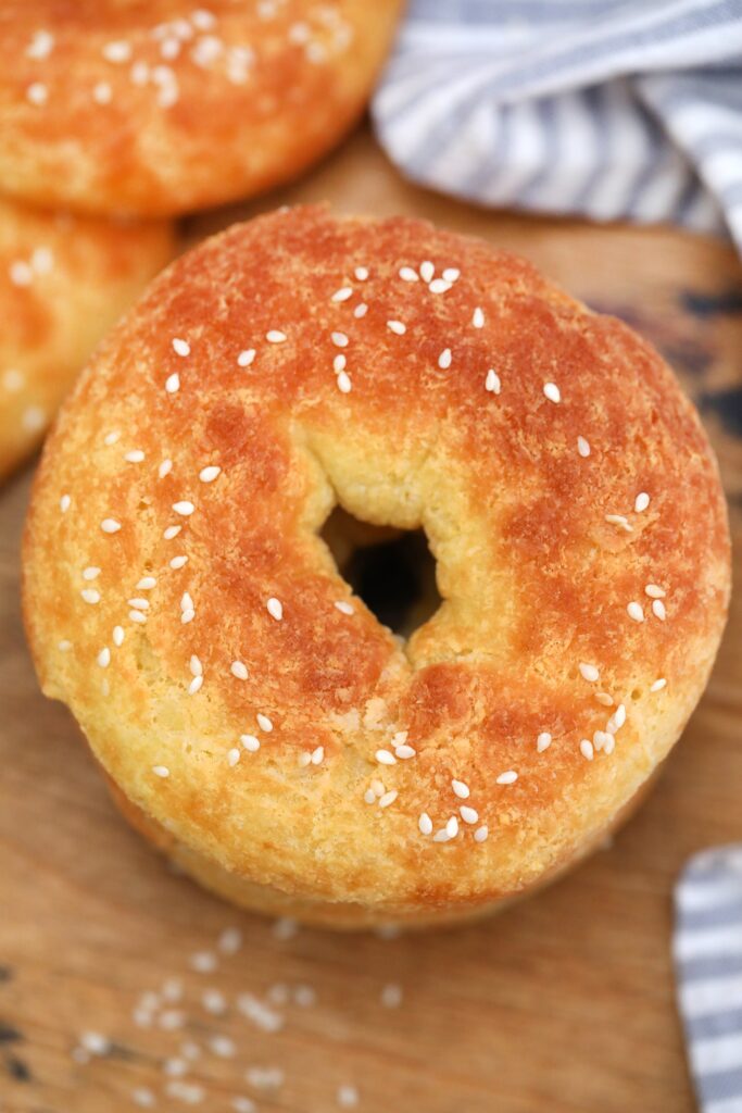Haven't had Keto Fathead Bagels yet? Give this Fathead Bagel Recipe a try! They're easy, Ketogenic, a THM:S, Low Carb, and even Sugar Free.