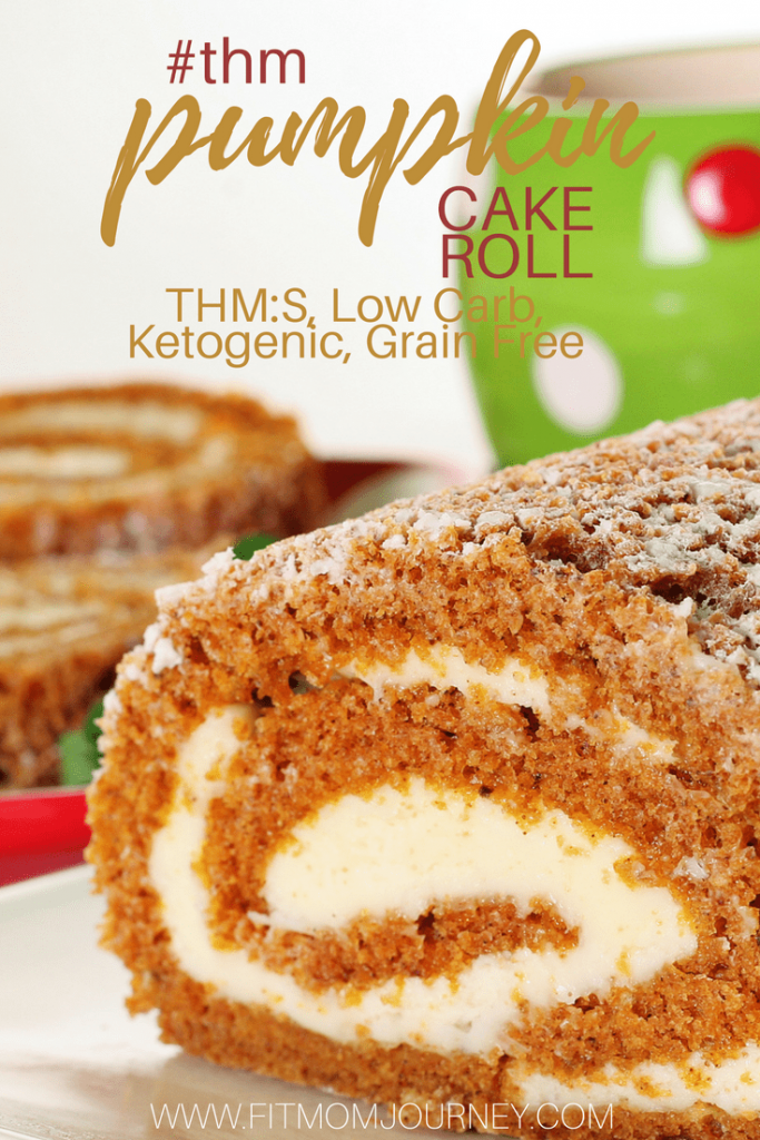 Let's get our pumpkin spice on with a Pumpkin Cake Roll - Cream Cheese Filing. This recipe is a THM:S, Low Carb, Grain Free and Ketogenic - also Husband approved!