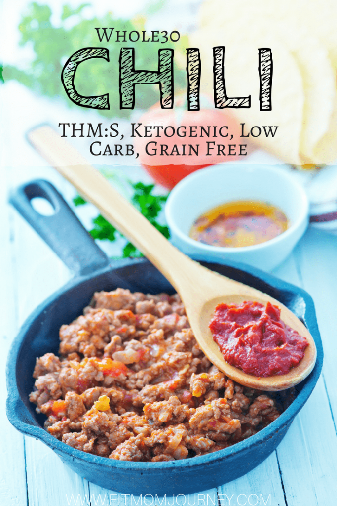 Save your weeknights with my InstantPot Whole30 Chili recipe. Start with frozen ground beef and have dinner on the table in 30 minutes!