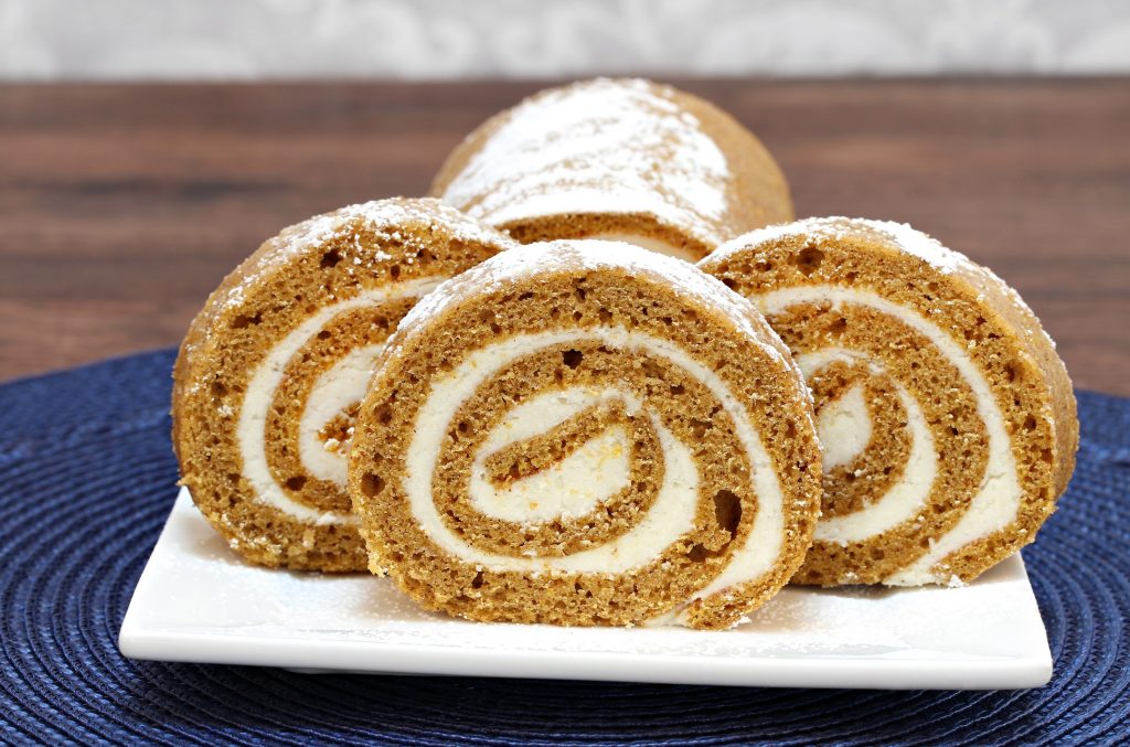 Let's get our pumpkin spice on with a Pumpkin Cake Roll - Cream Cheese Filing. This recipe is a THM:S, Low Carb, Grain Free and Ketogenic - also Husband approved!