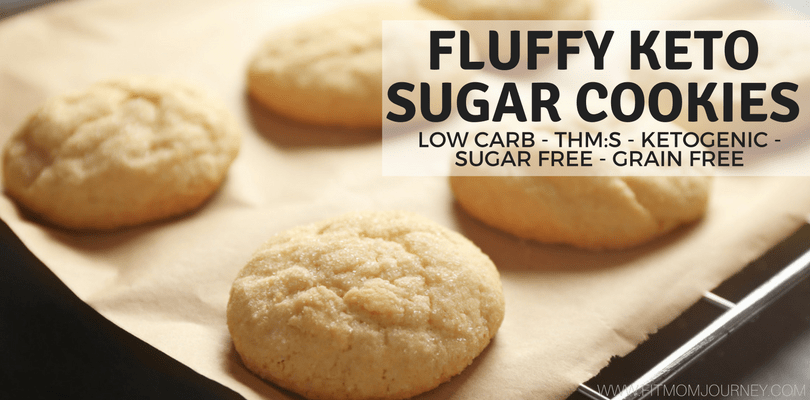 These Fluffy Keto Sugar Cookies will change your life! So easy to make, fit your macros perfectly, and free of grains and sugar!