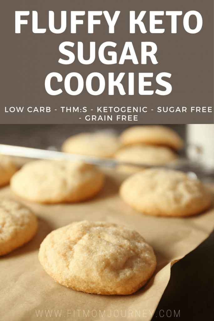These Fluffy Keto Sugar Cookies will change your life! So easy to make, fit your macros perfectly, and free of grains and sugar!