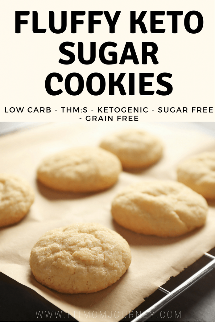 These Fluffy Keto Sugar Cookies will change your life! So easy to make, fit your macros perfectly, and free of grains and sugar!
