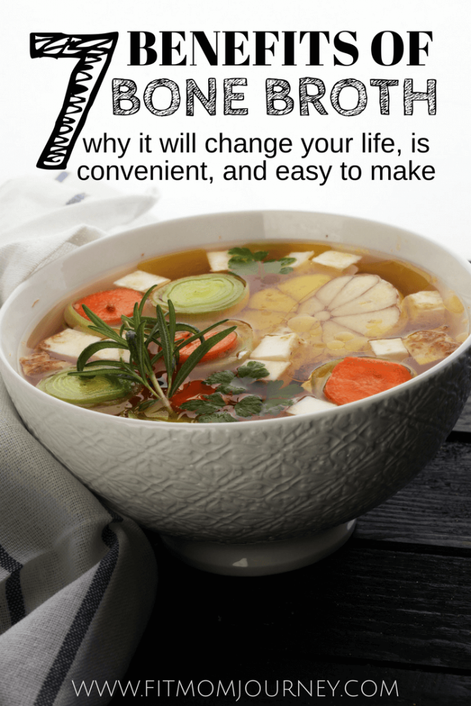 Wondering what health benefits you can get from bone broth soup? Here are 7 benefits of bone broth soup, why it will change your life, and creative ideas for getting more of it into you diet!