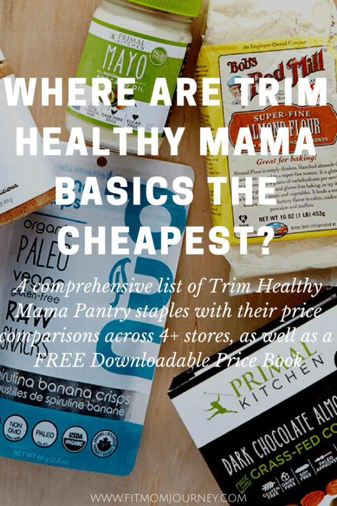 Where are Trim Healthy Mama basics the cheapest and best quality? I've dug into 4 stores and created the best, most comprehensive price list of Trim Healthy Mama basics - I even have a downloadable price book for you!