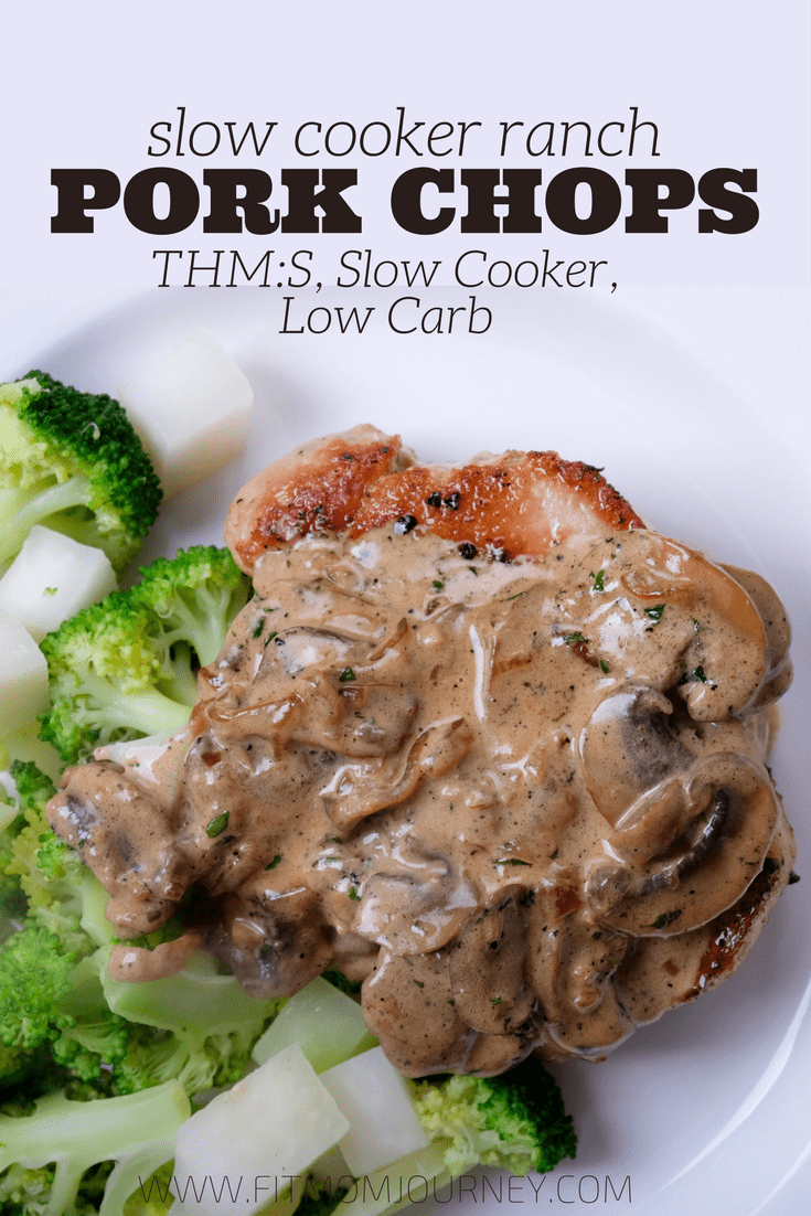 Slow Cooker Ranch Pork Chops (THMS, Low Carb, Ketogenic, Slow Cooker