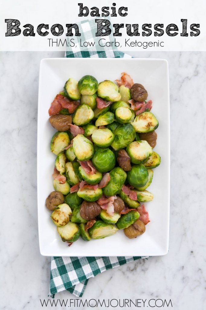 This recipe is for anyone who says they don't like brussel sprouts! I've been there too, but these super simple Basic Bacon and Brussel sprouts changed my mind!