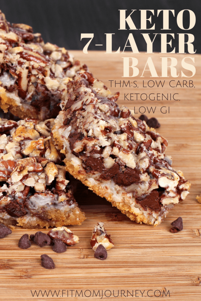 Take old-fashioned 7 Layer Bars to the next levels with a Keto spin! My Keto 7 Layer Bars are gluten-free, high-fat, low carb, ketogenic, and are super simple to make!