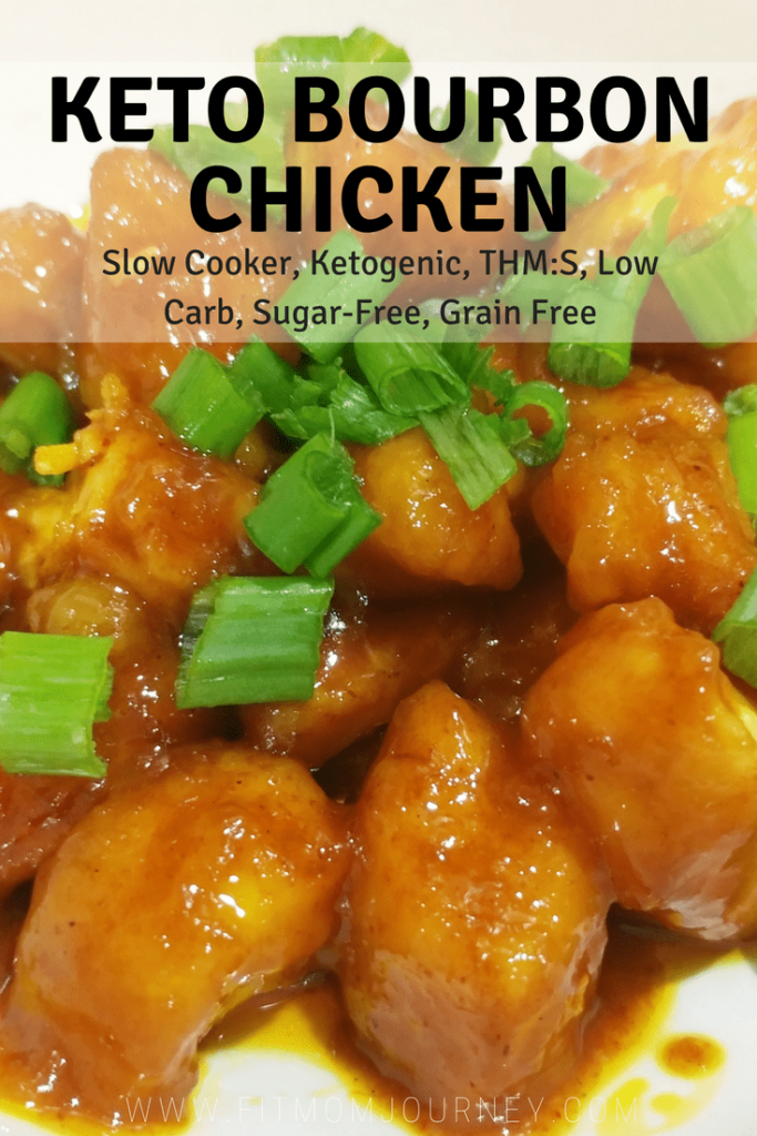 This slow cooker Keto Bourbon Chicken tastes just as good as your remember - and is even easier to make! My version tastes great, but is gluten free, low carb, ketogenic and a THM:S!