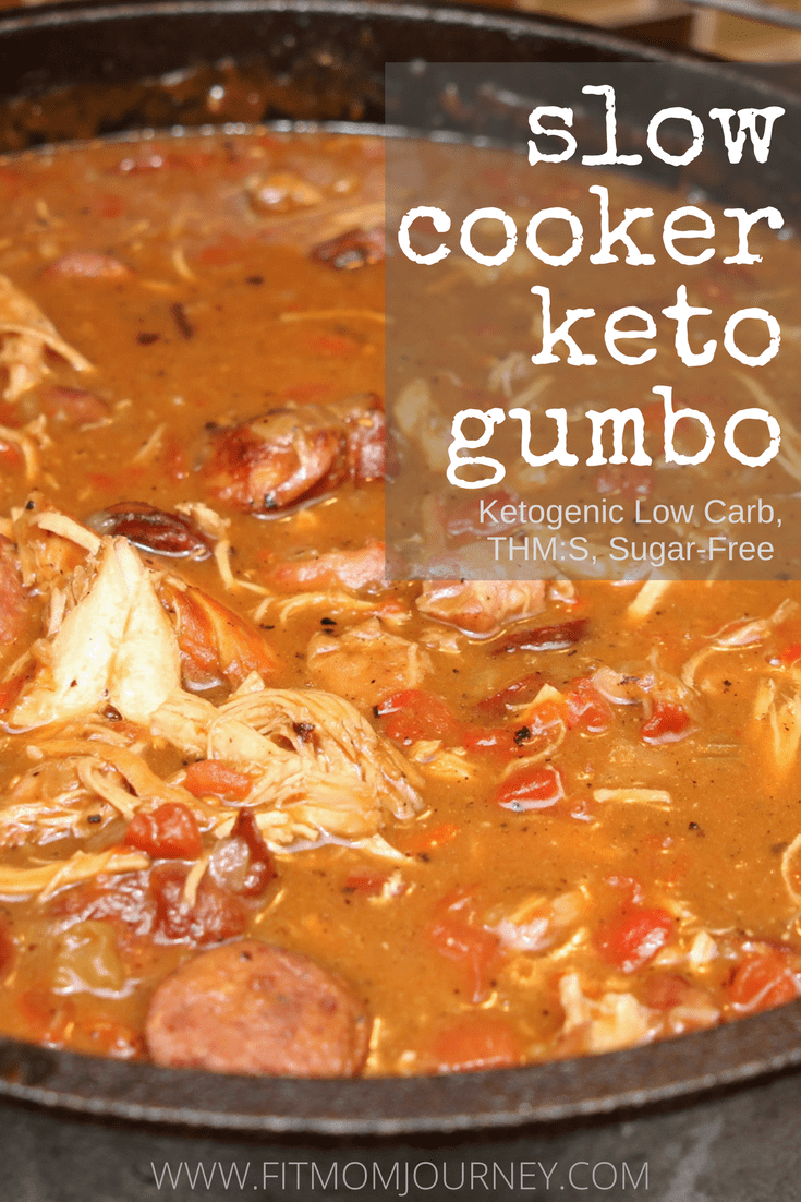 Keto Gumbo Slow Cooker Thm S Low Carb Paleo Ketogenic