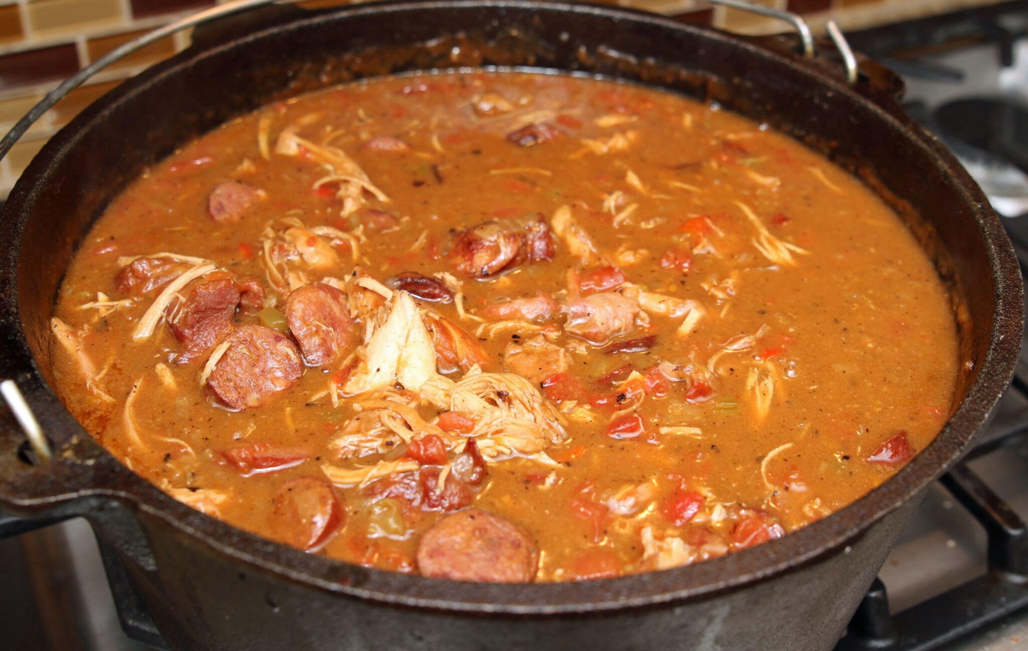 Keto Gumbo (Slow Cooker, THMS, Low Carb, Paleo, Ketogenic, Whole30