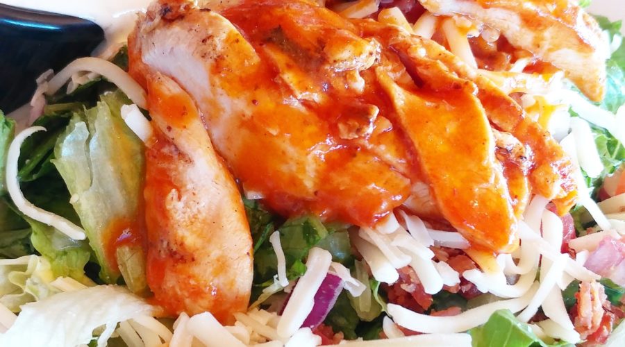 All the flavor of delicious buffalo wings in one salad! My Keto Buffalo Chicken Salad is easy to make, extremely keto-friendly, and full of healthy fats!