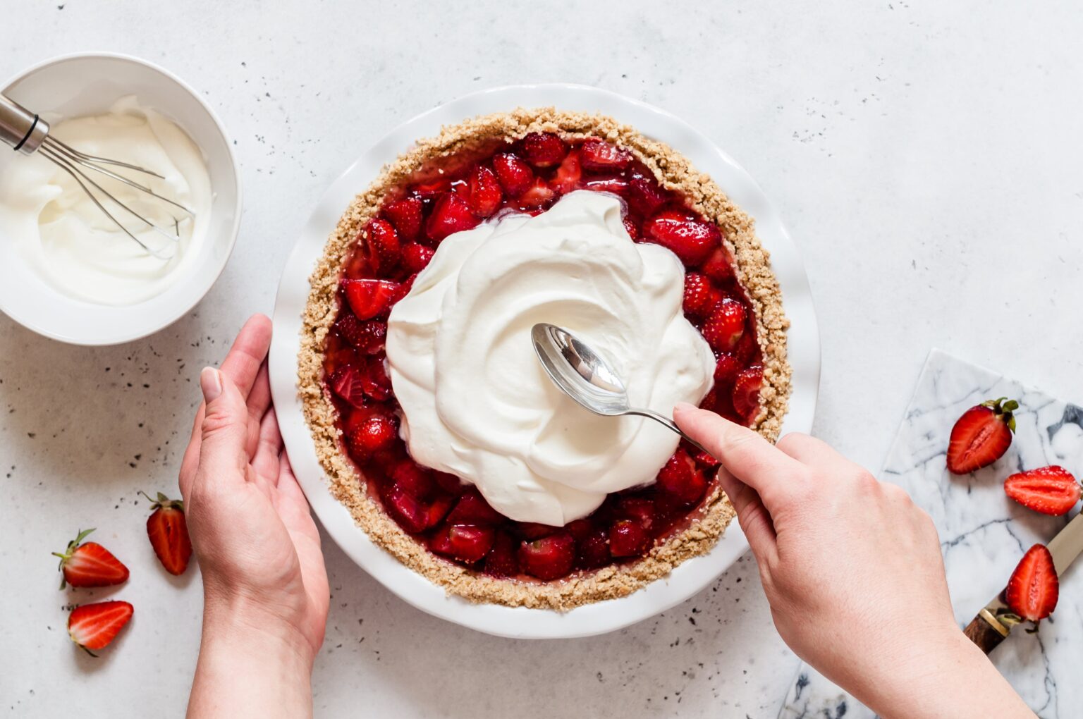 Keto Sugar Free Strawberry Pie {THMS, Keto, Low Carb} Fit Mom Journey