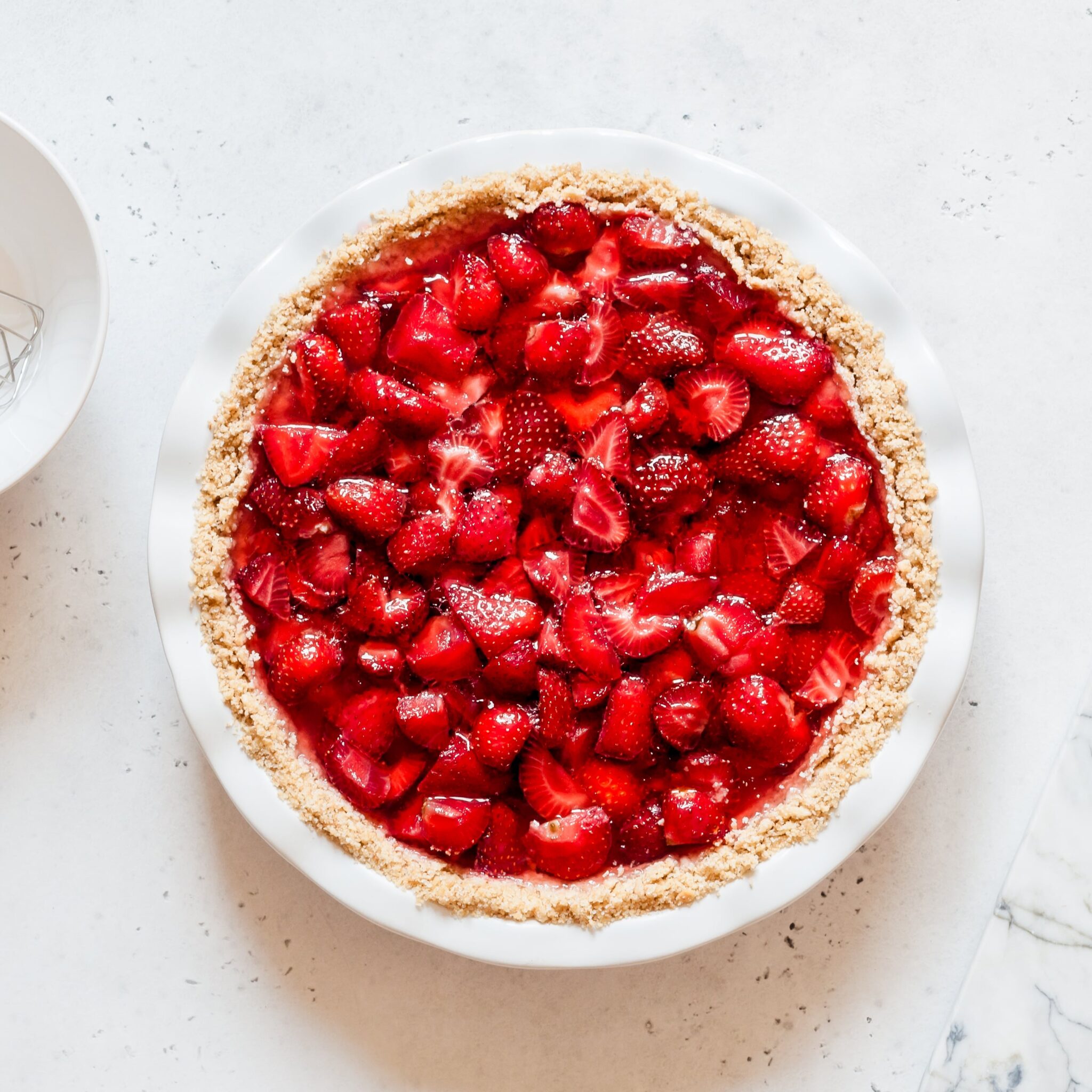 Keto Sugar Free Strawberry Pie {THMS, Keto, Low Carb} Fit Mom Journey