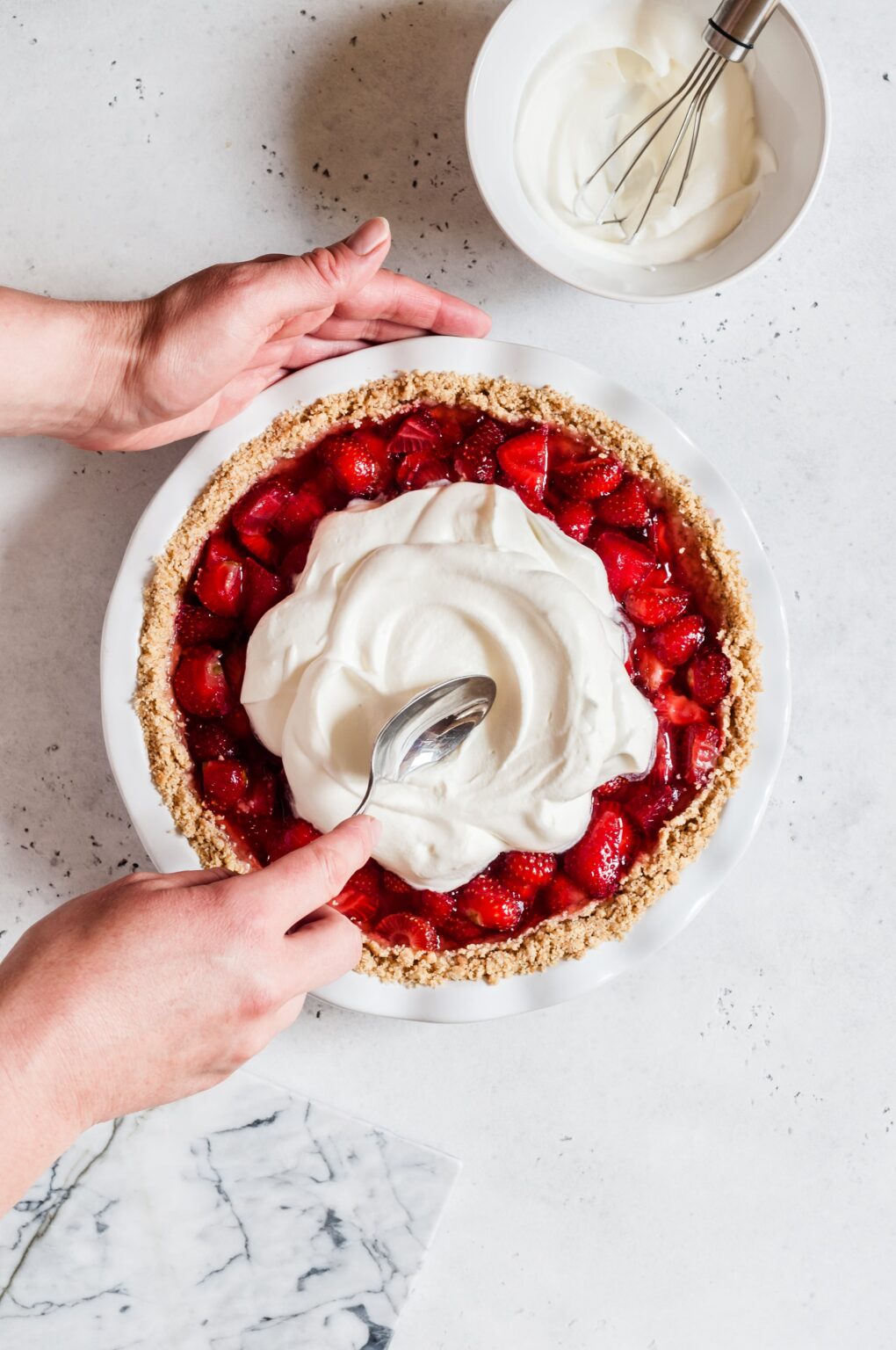 Keto Sugar Free Strawberry Pie {THMS, Keto, Low Carb} Fit Mom Journey