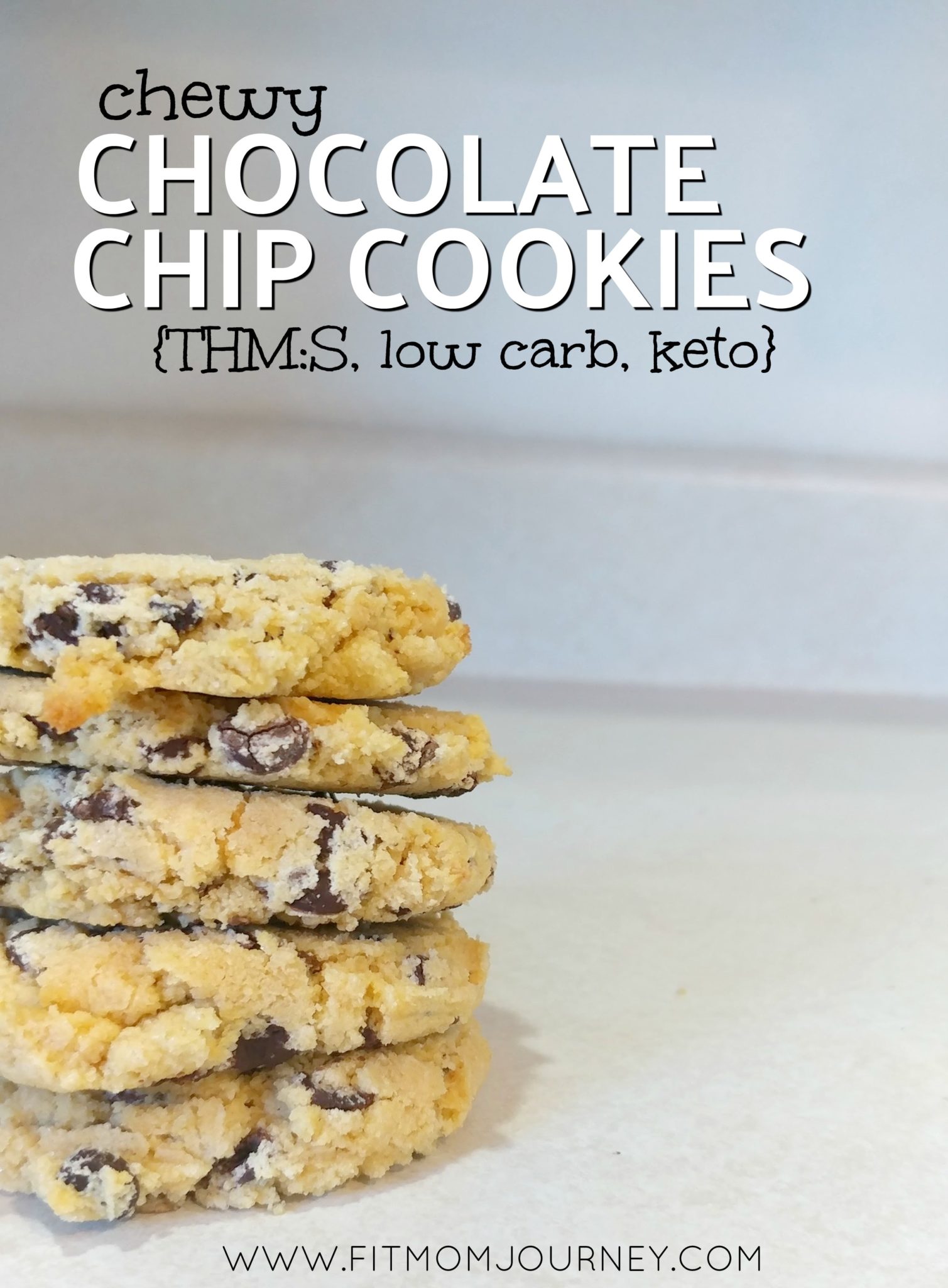 Chewy Keto Chocolate Chip Cookies Coconut Flour Version - Fit Mom Journey