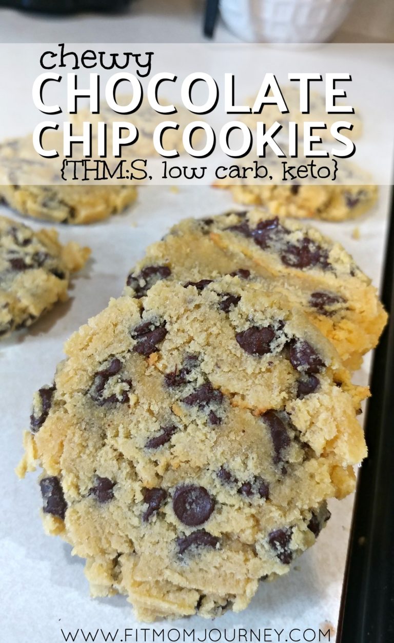 Chewy Keto Chocolate Chip Cookies {Coconut Flour Version} Fit Mom Journey