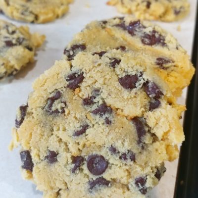 Chewy Keto Chocolate Chip Cookies {Coconut Flour Version}
