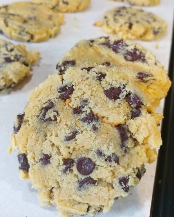 Chewy Keto Chocolate Chip Cookies {Coconut Flour Version} - Fit Mom Journey