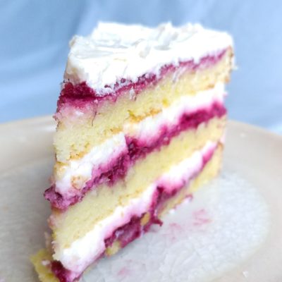 Keto Raspberry Layer Cake With Mascarpone Cream