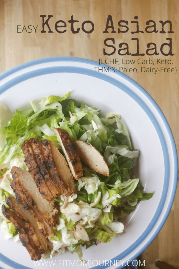 Easy Keto Asian Salad Fit Mom Journey