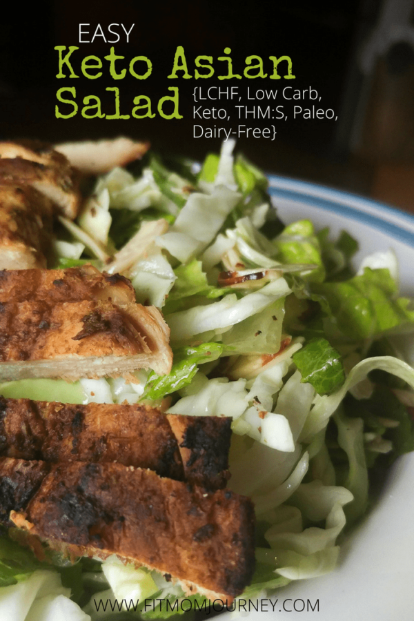 Easy Keto Asian Salad Fit Mom Journey