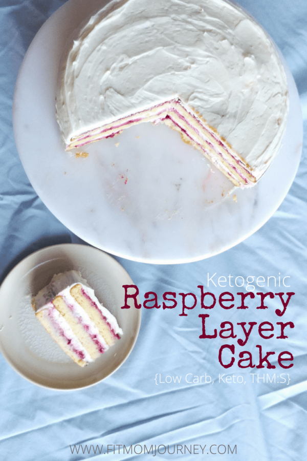 Keto Raspberry Layer Cake With Mascarpone Cream - Fit Mom Journey