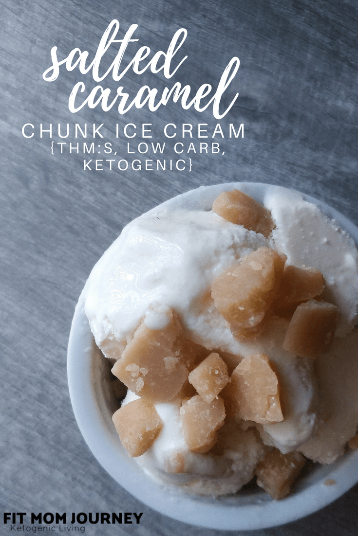Keto Salted Caramel Ice Cream {THMS, Low Carb, Ketogenic}