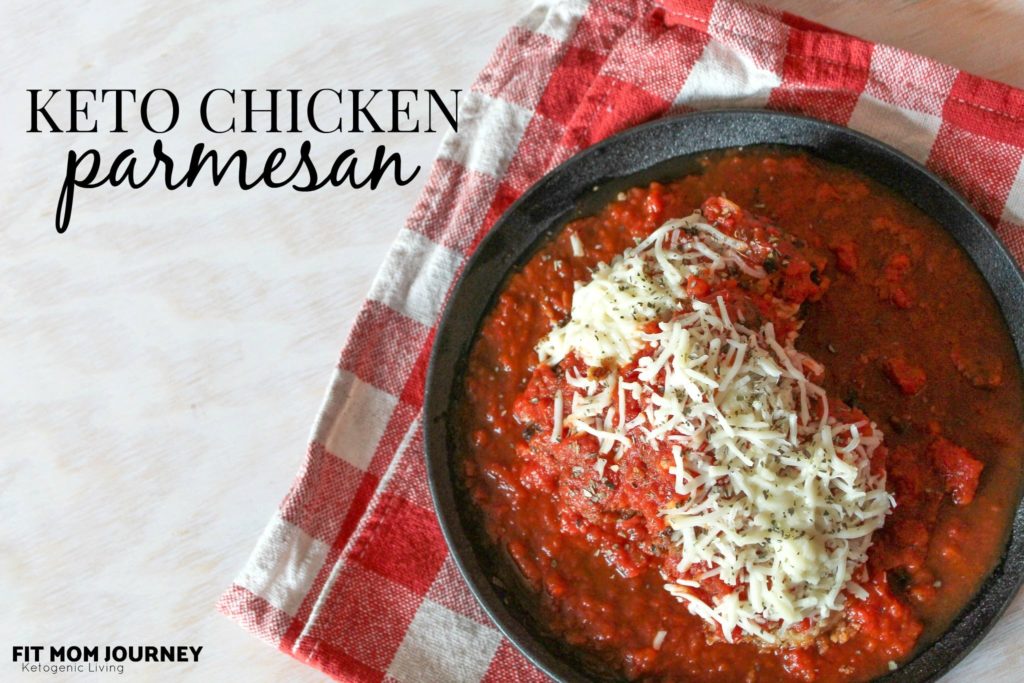 This Keto Chicken Parmesan is a super easy dinner recipe that's bursting with traditional italian flavors such as bold tomatoes, savory parmesan, and zesty seasonings. Your whole family will love how it taste, and you'll love how easy it is to make!