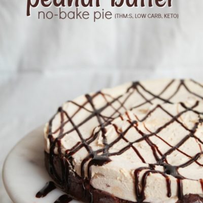 No-Bake Keto Peanut Butter Pie