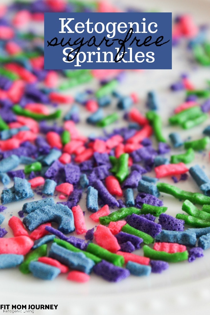 Ketogenic Sugar Free Sprinkles - Fit Mom Journey