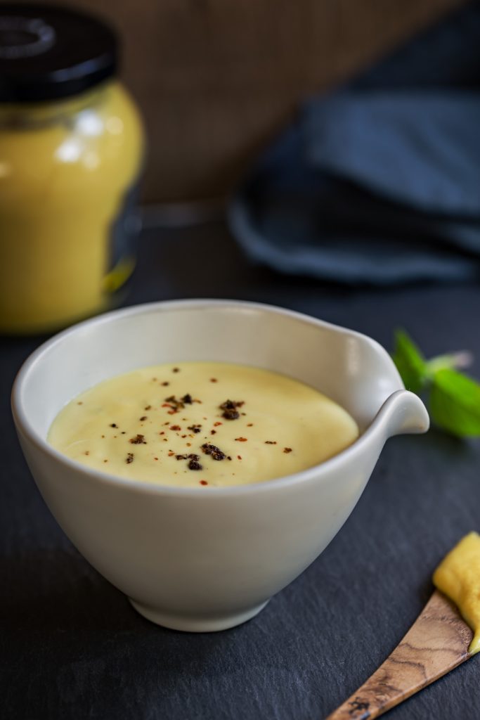 With a rich taste and creamy texture, Keto Honey Mustard tastes just like store-bought, but without the carbs! Make in 5 minutes or less!