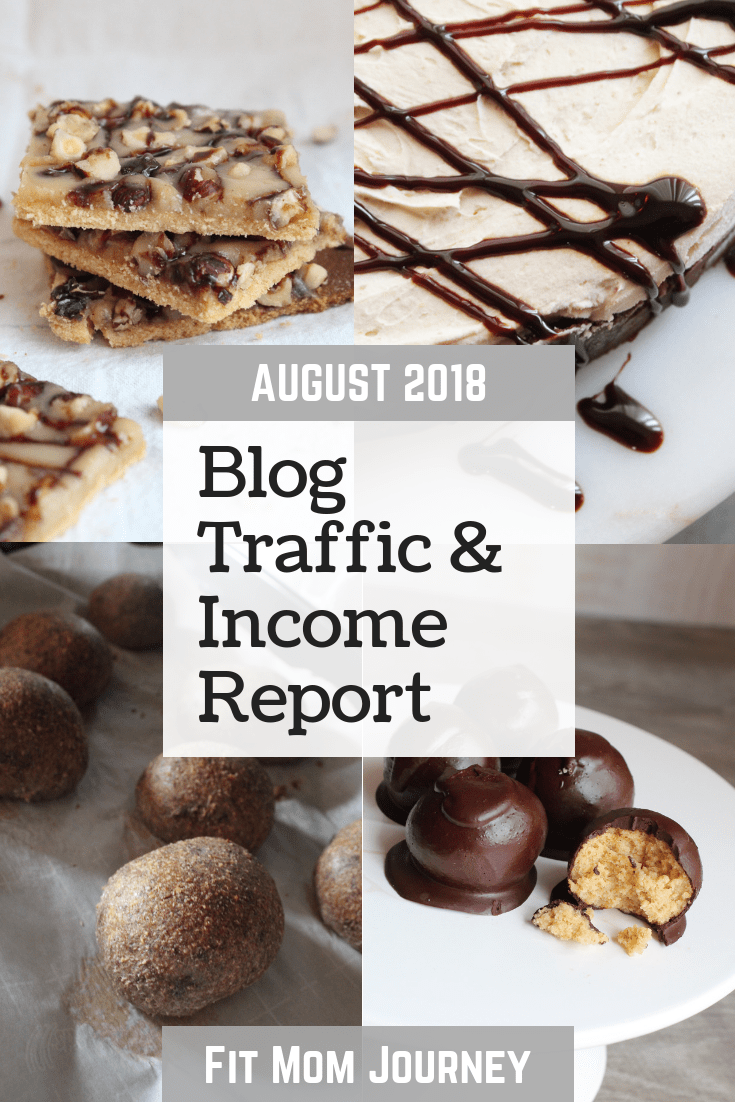 August 2018 Blog Traffic & Income Report - Fit Mom Journey