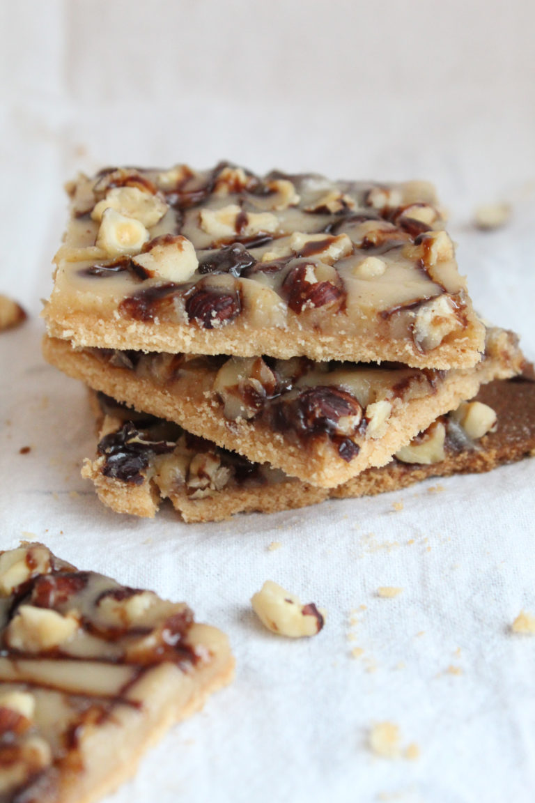Keto Shortbread with Hazelnuts and Caramel Fit Mom Journey