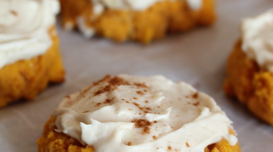 Softer than a regular sugar cookie, my Keto Pumpkin Cookies with Maple Cream Cheese Frosting are even more delicious.